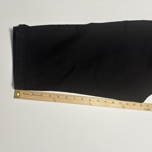 Seven7 Audrey Skimmer Women's 14 New Black Capri Denim Cropped Super Stretch - Picture 5 of 8